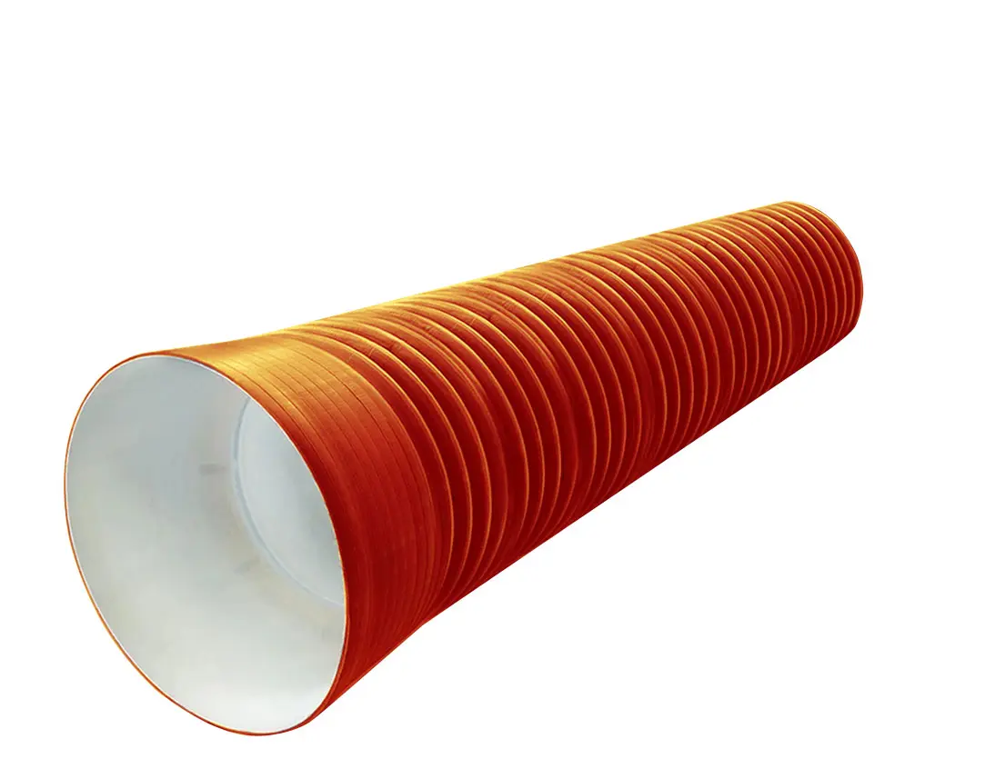 Труба PP SN10 290/250 6м с раструбом (рыжая)