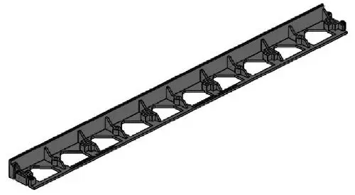 Бордюр Gidrolica Line Б-100.8.4.5-пластиковый черный L1000 (7310)