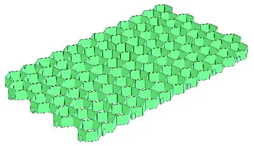 Решетка газонная Gidrolica Eco Standart РГ-70.40.3,2-пластиковая зеленая (607)