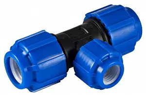 Тройник компрессионный  d40х40х40 1