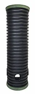Дренажный колодец d400 h4500 с черной крышкой (отводы 160 мм) 0
