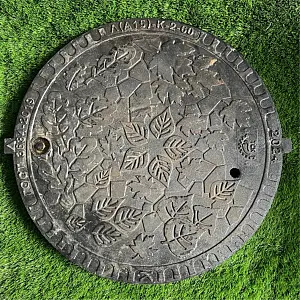 Люк чугунный "ЛИСТВА" (до 1,5т.) с фиксатором, З.У. ГОСТ 3634-2019 5