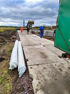 Геотекстиль 150 гр/м2 (рулон 1,2м х 50м, 60м2, цвет, ПЭ, каландр), Комитекс ГЕО СТАНДАРТ 4