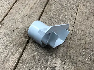 Заглушка для канала REDI/Europlast 100мм выход 50мм (1118) 2