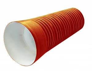 Труба PP SN14 500/427 6м с раструбом (рыжая) 0
