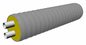 Труба ТВЭЛ-ЭКОПЭКС-2, 6 бар 2х25х2,3/90 мм (бухта 15 м) 0