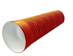 Труба PP sn12 315/271 6м с раструбом (рыжая) 0