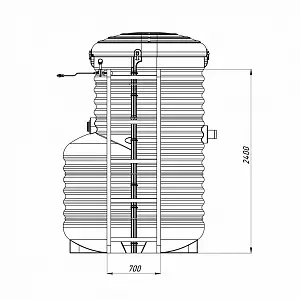 Станция биологической очистки Rostok Aero 2600 4