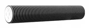 Труба гофрированная SN8 133/110 6м с раструбом (ПЕРФОРАЦИЯ) 3