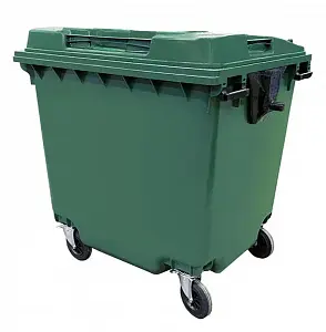 Мусорный контейнер МКТ-1100 зеленый 0