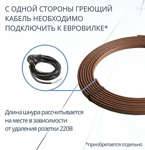 Труба ТВЭЛ-ЭКОПЭКС-ХВС 25х2,0/75 + кабель (бухта 20 м, кабель 21 м) 5