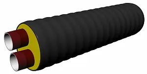 Труба ТВЭЛ-ПЭКС-2-К  2х75/225 (69,5х4,6), 10 бар 0