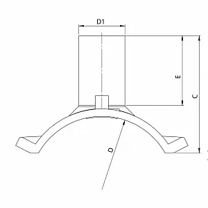 Накладной уход электросварной 315/32 SDR11 (FOX) 2