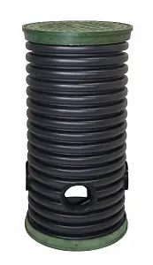 Дренажный колодец d460 h2500 с крышкой (отводы 200 мм) 0