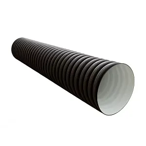 Труба БЕЗ РАСТРУБА SN8 400/343 6м гофрированная 5