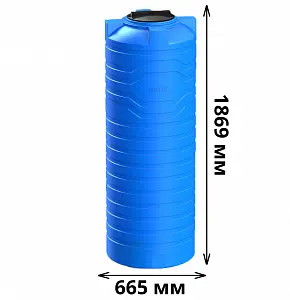 Вертикальная емкость N-600 (синий) 1