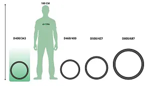  Труба ПЭ sn6  400/343 6м с раструбом 6