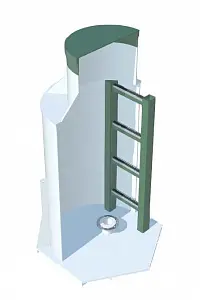 Кессон ТОПОЛ-ЭКО К-4 Long (муфта 120-133) 1