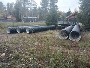 Труба ПЭ sn6  800/687 6,2м с раструбом (Тип2) 8