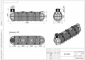Подземный накопительный резервуар DL-12000 3