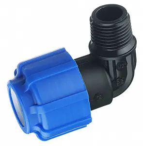 Отвод компрессионный  d40х1" НР 1