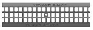 Решетка водоприемная Gidrolica Standart РВ-10.13,6.50-ячеистая пластиковая, кл. А15 (504) 1