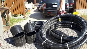 Муфта для гофр. трубы  133/110 2