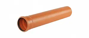 Труба ПВХ SN4 (наружная канализация) 160х3,6х1000 0
