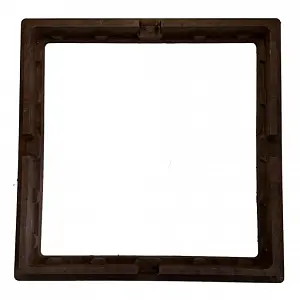 Люк квадрат (до 1т.) коричневый, полимерно-песчаный 10
