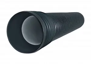 Труба гофрированная sn6 315/271 6м с раструбной муфтой 0
