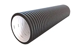 (ПЕРФОРАЦИЯ) Труба гофрированная sn4 930/800 6м с раструбом 2