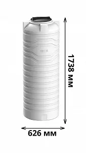 Вертикальная емкость N-500 (белый) 1