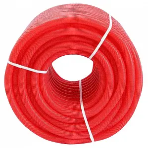 Труба защитная двустенная ПНД/ПВД  d63  (50м), красная 1
