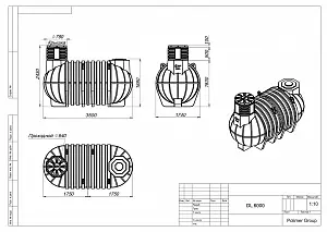 Подземный накопительный резервуар DL-6000 2
