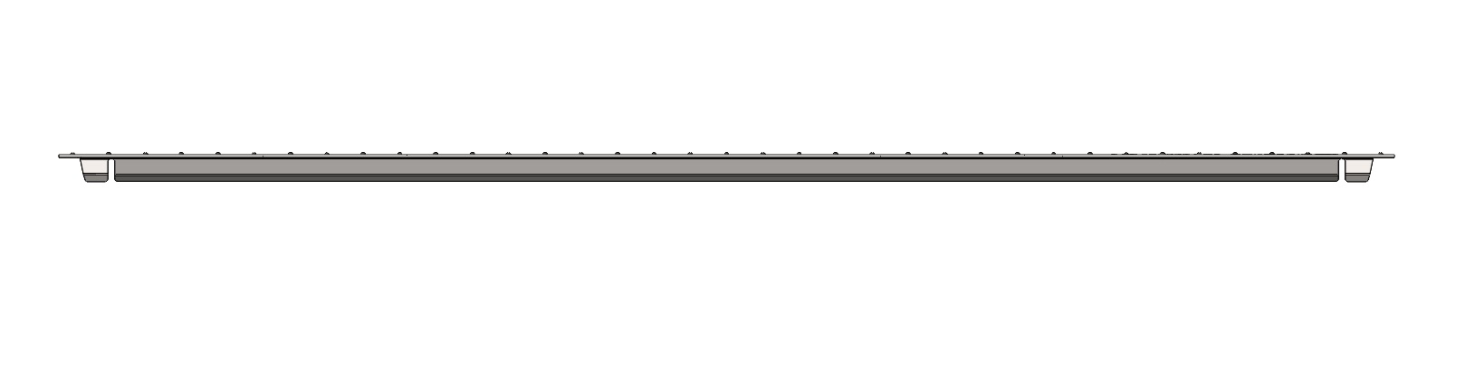 Решетка водоприемная Gidrolica Standart РВ-10.13,6.100-штамп. стальная нержавеющая, кл. А15 (503) 3