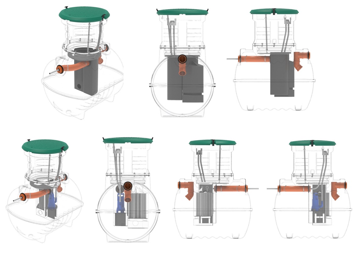 Септик Rostok Ground 3 Pro с горловиной 600 мм - PR (с дренажным насосом) 3