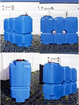 Пластиковая прямоугольная емкость ST-2000 (зеленый) 7