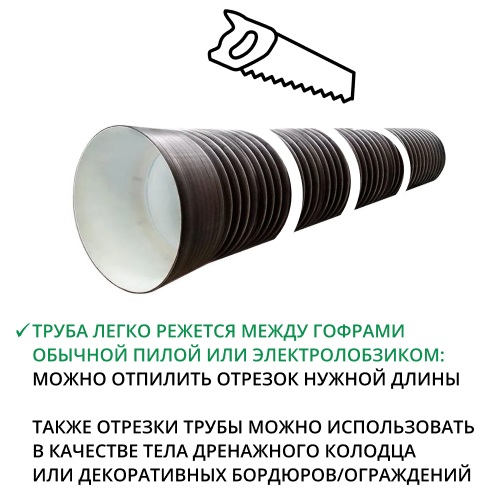  Труба ПЭ SN8  250/216 6м с раструбом 2