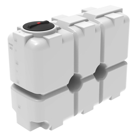 Пластиковая прямоугольная емкость ST-2000 (белый) 0