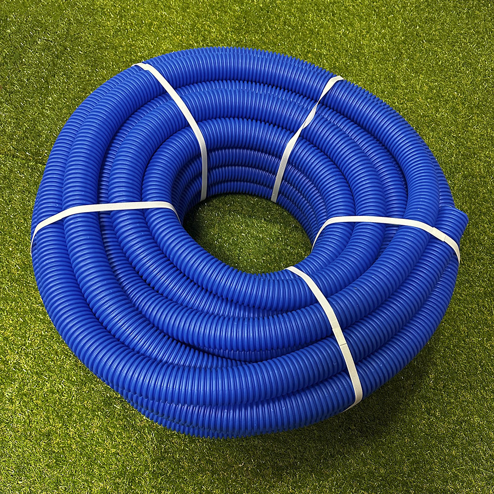 Труба гофрированная ПНД для металлопластиковых труб d40 синяя (30 м) 2
