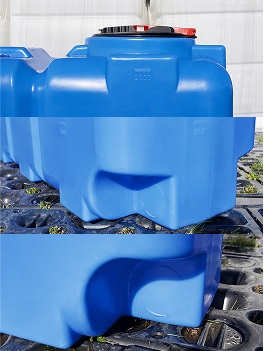 Пластиковая прямоугольная емкость ST-2000 (оранжевый) 8