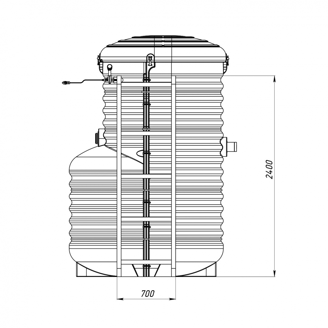 Станция биологической очистки Rostok Aero 2600 4