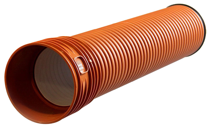 Труба Polytron ProKan ПП SN8 572/500 6м с раструбом и уплотн. кольцом 0