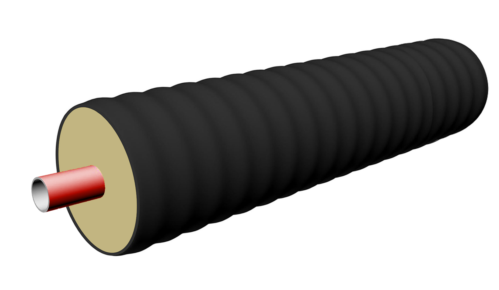 Труба Изоком-К 63/125 (58,5х4,0) Pex-A с армирующей системой, 10 бар