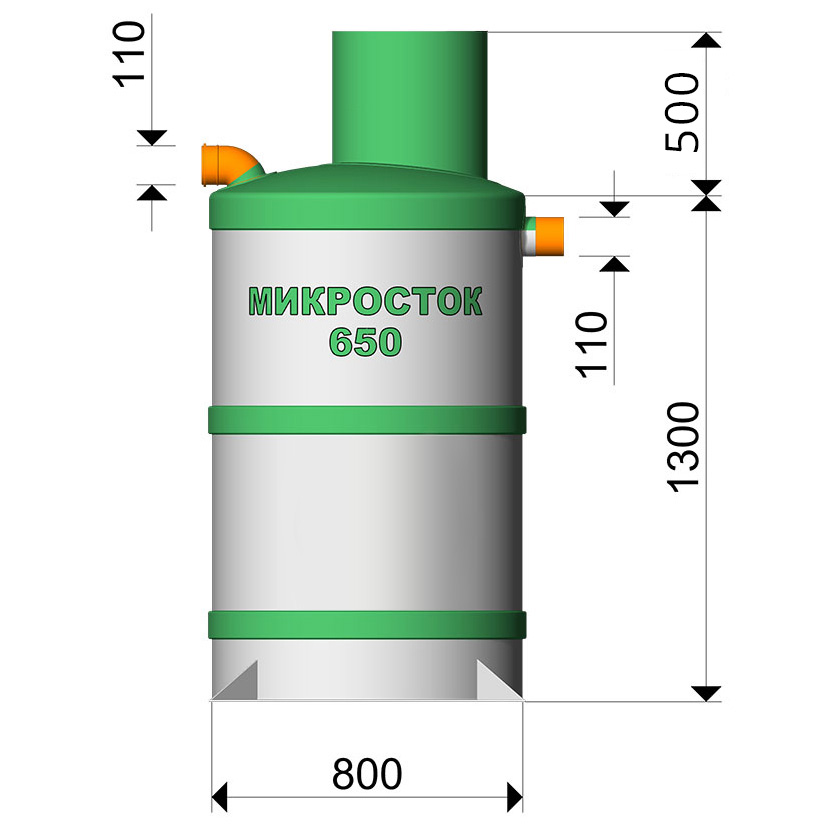 Септик Микросток 650 Лонг 1