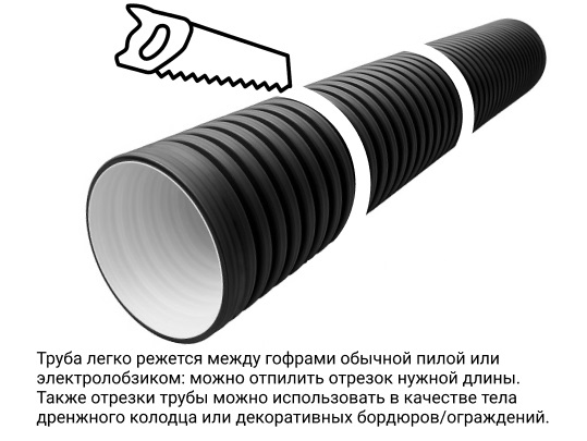 Труба ПЭ sn6  340/300 6м с раструбом 3