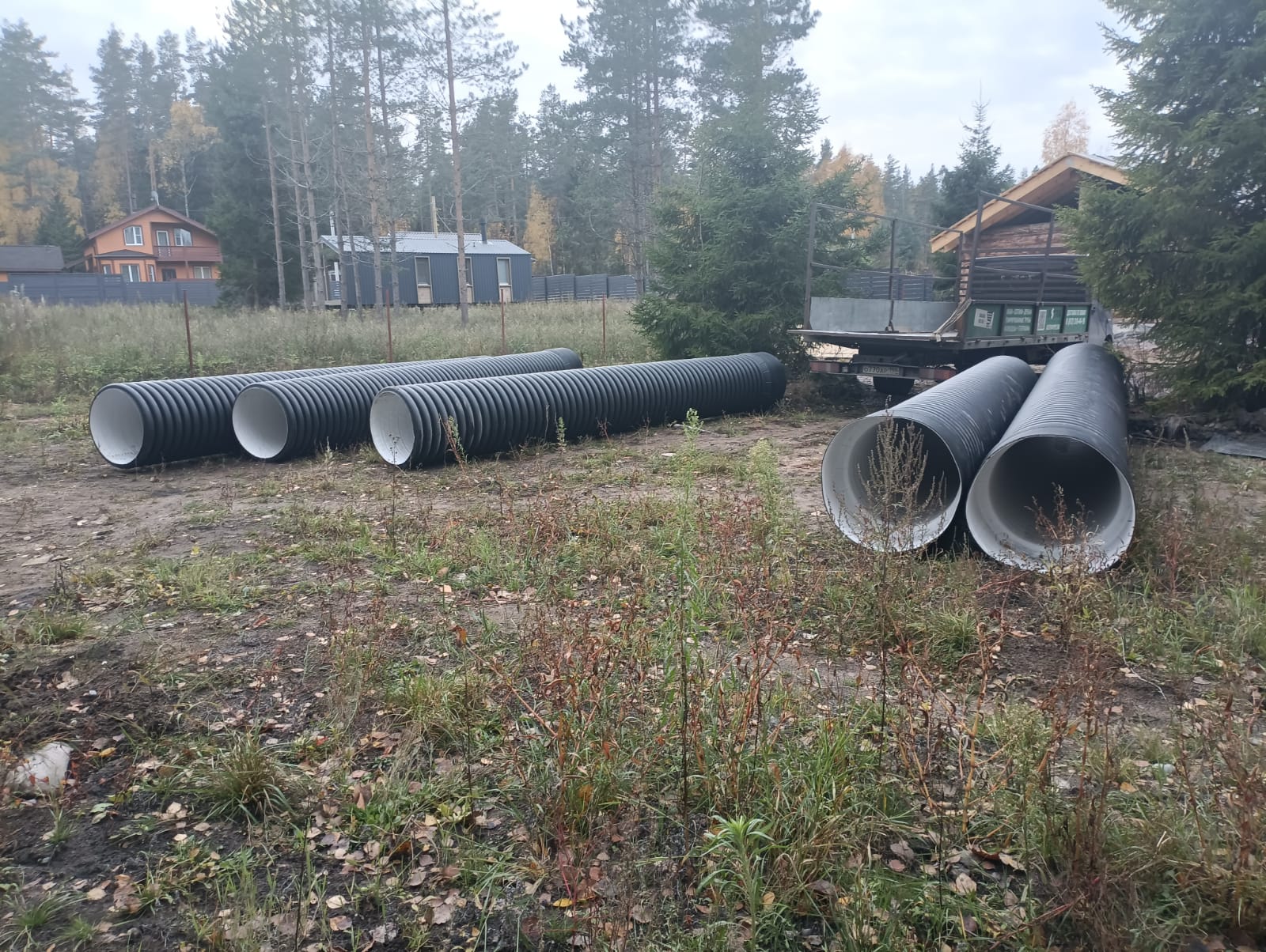 Труба ПЭ sn6  800/687 6,2м с раструбом (Тип2) 12