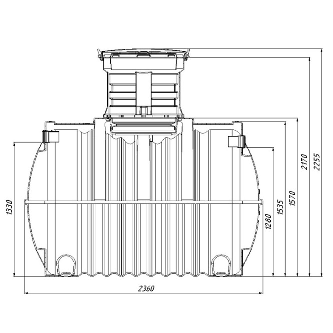 Септик Rostok Ground 4 с горловиной 600 мм 1