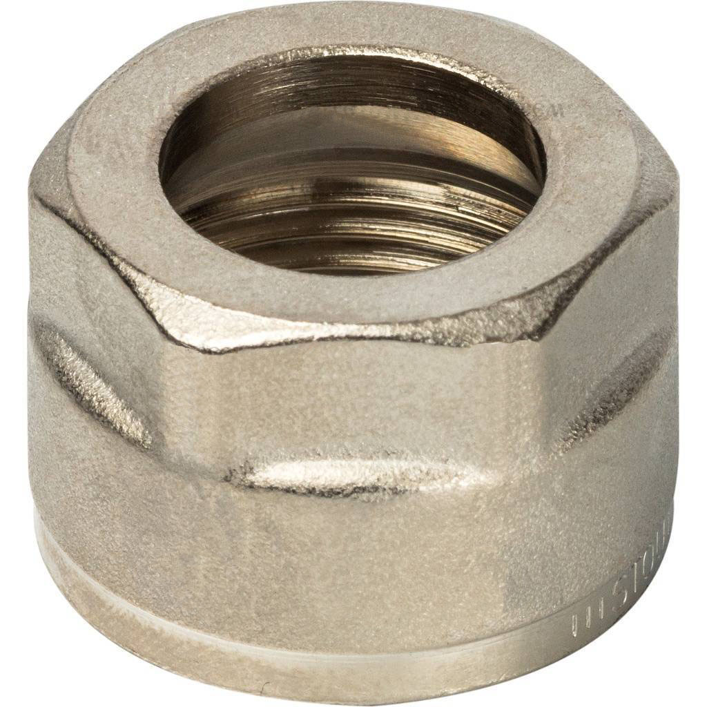 Соединитель для труб PEX прямой обжим - внут.р. 20х3/4" 3