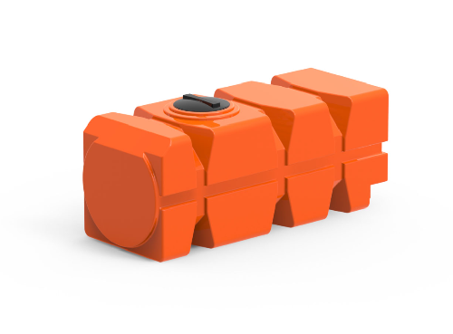 Пластиковая емкость горизонтальная FG-1000 (350 мм) (Оранжевый)